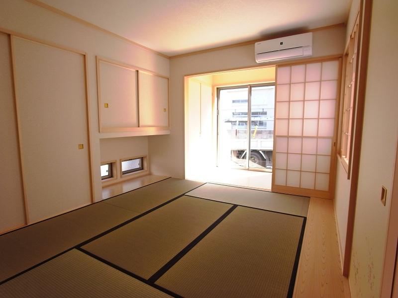 Building plan example (introspection photo). Example of construction Japanese-style room