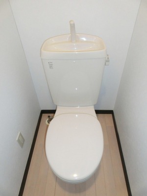 Toilet. It is a toilet with a clean