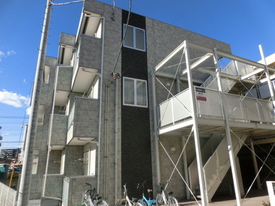 Building appearance. September apartment Built in 2012.