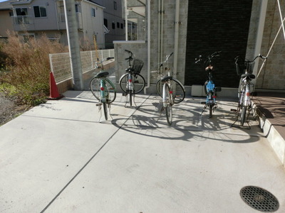 Other common areas. Bicycle parking space.