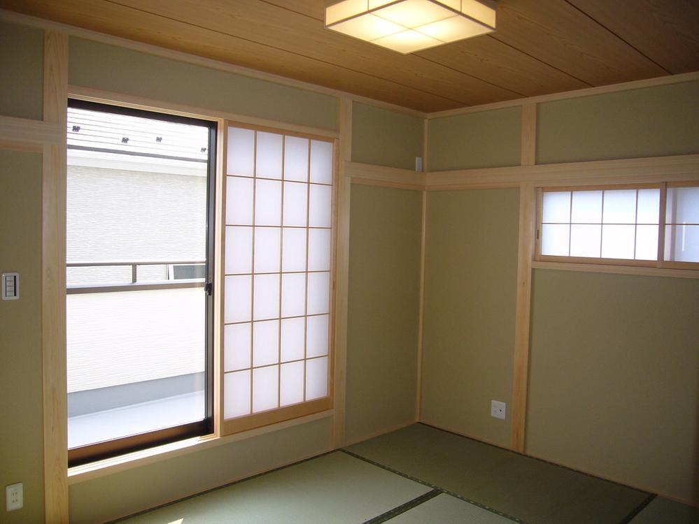 Building plan example (introspection photo). Building construction cases Japanese-style room