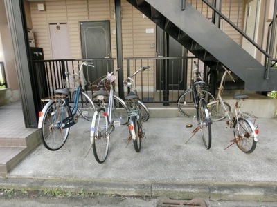 Other common areas. Bicycle parking space