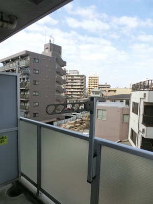 View. The view from the fourth floor balcony