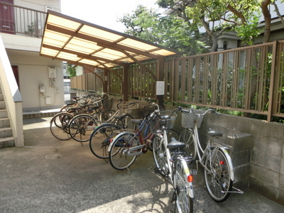 Other common areas. On-site bicycle parking lot