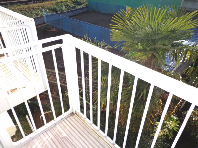 Balcony. It is a veranda. 