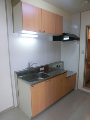 Kitchen. Gas stove can be installed kitchen