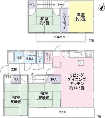 Floor plan. 4LDK type