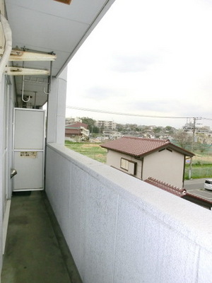 View. Spacious balcony