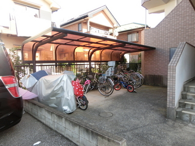 Other common areas. Is a bicycle parking lot