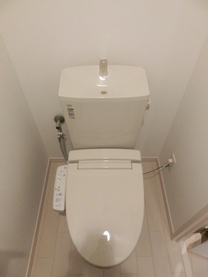 Toilet. With warm water washing toilet seat