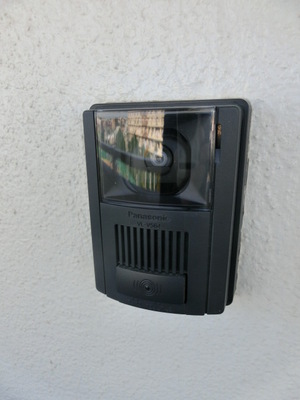 Security. Security TV monitor with intercom