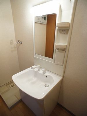 Washroom. Independent wash basin! Of course, with shampoo dresser