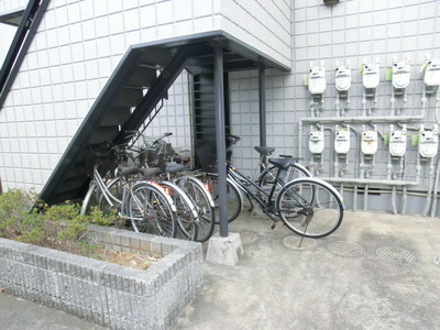 Other common areas. Place for storing bicycles