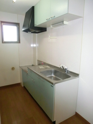 Kitchen. With window ventilation good