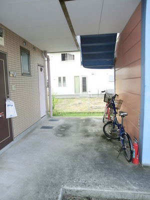 Other common areas. bicycle parking space