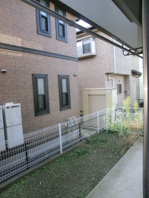 View. A quiet residential area