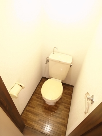 Toilet. Of course, the bath and toilet are separately! (It is a photograph of the same building another room)