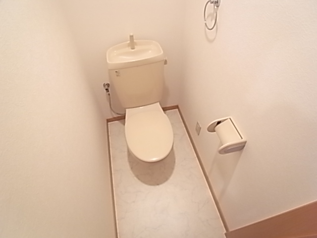 Toilet. It is a toilet with a clean