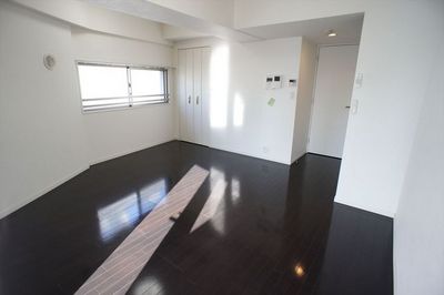 Living and room. Western-style room is spacious studio of 12.4 quires.