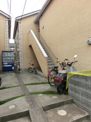 Other common areas. It is a bicycle parking space.