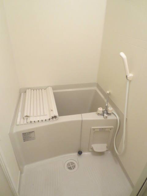 Bath. White clean bathroom