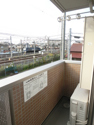 View. A quiet residential area