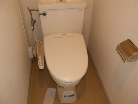 Toilet. With Washlet