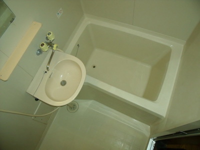 Bath. Bathroom with wash basin