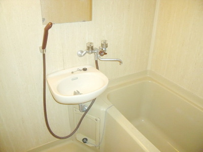 Bath. Basin with a bathroom