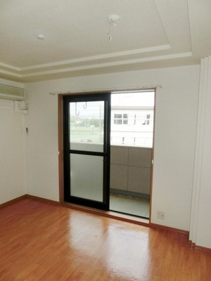 Living and room. Flooring clad Western-style