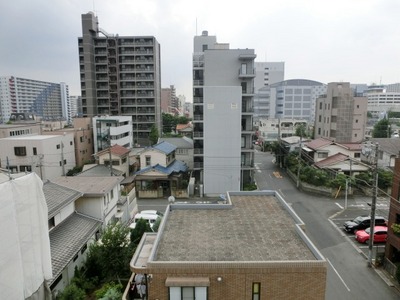 View. The view from the fifth floor