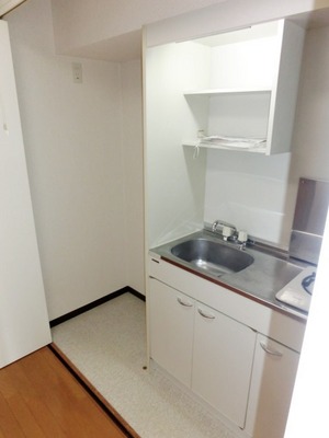 Kitchen. Kitchen hide in the door is convenient at the time of visitor