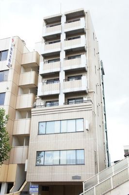 Building appearance. With elevator, SRC structure apartment of 8-storey