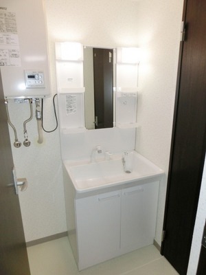 Washroom. It comes with shampoo dresser