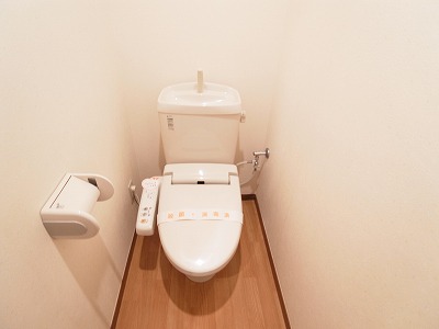 Toilet. It is a warm water washing toilet seat