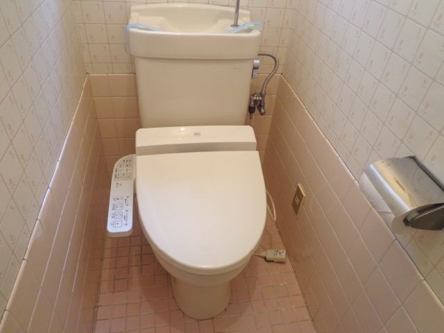 Toilet. Toilet with shower