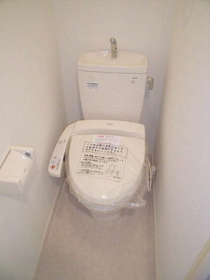 Toilet. It is a toilet seat with a cleaning function