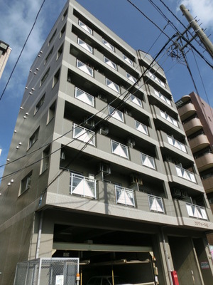 Building appearance. This apartment within walking station