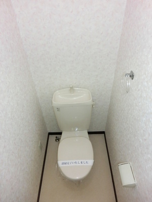 Toilet. Separated toilet