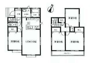 Floor plan. 27,800,000 yen, 4LDK, Land area 101.54 sq m , Building area 96.87 sq m