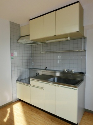 Kitchen. Gas stove 2 burners can be installed