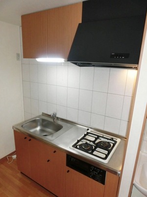 Kitchen. 2 lot gas stoves with kitchen