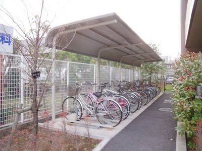 Other common areas. On-site bicycle parking lot