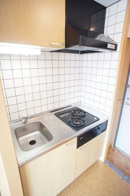 Kitchen. Two-burner stove is with system Kitchen.