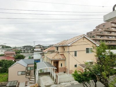 View. It is the scenery as seen from the balcony. 