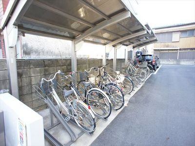 Other common areas. Is a parking lot with a roof.