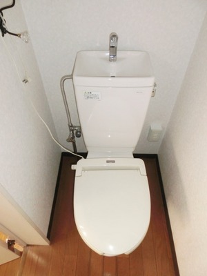 Toilet. Heating toilet seat.