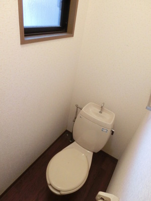 Toilet. It is with window