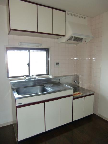 Kitchen. Ventilation is good because there is a small window