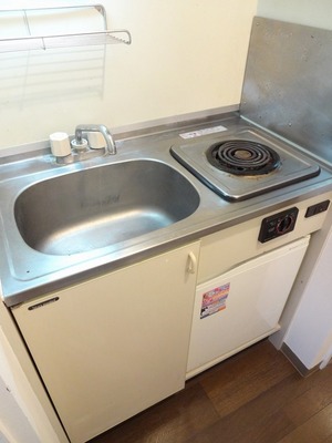 Kitchen. Kitchen with electric stove with